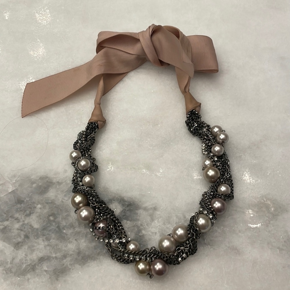 Stella & Dot Pearl Statement Necklace